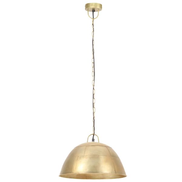 vidaXL Lampe suspendue industrielle vintage 25 W Laiton Rond 41 cm E27