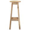 vidaXL Tabourets de bar lot de 2 bois de manguier massif
