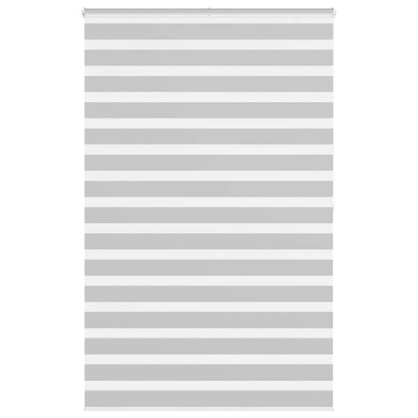 vidaXL Store z&egrave;bre gris clair largeur du tissu 140,9 cm polyester