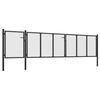 vidaXL Portail de jardin Acier 500 x 100 cm Anthracite