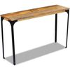 vidaXL Table console Bois de manguier 120 x 35 x 76 cm