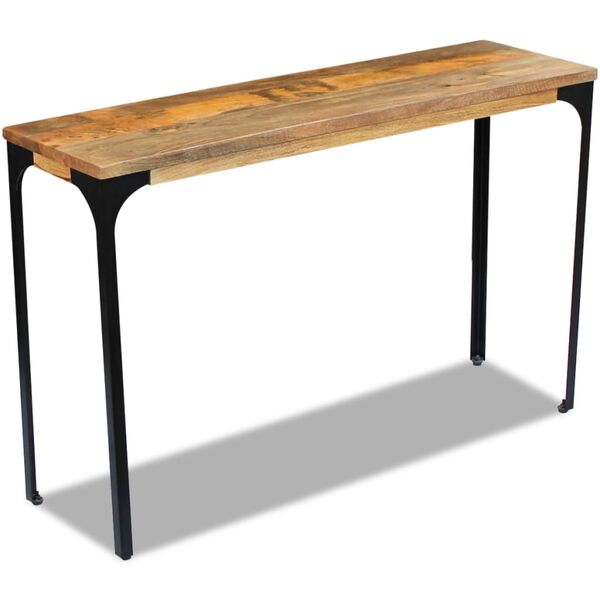 vidaXL Table console Bois de manguier 120 x 35 x 76 cm