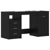 vidaXL Bureau 2 pcs Chêne noir 140 x 50 x 76 cm Bois d'ingénierie