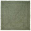 vidaXL Tapis de surface Carr&eacute; Vert olive 300 x 300 cm Jute