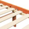 vidaXL Cadre de lit Cire marron 205,5 x 155,5 x 100 cm