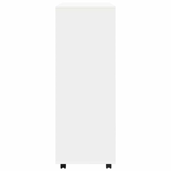 vidaXL Garde-robe Blanc 80x40x110 cm Bois d&rsquo;ing&eacute;nierie