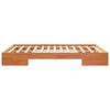 vidaXL Cadre de lit Marron 140 x 200 cm