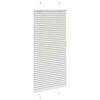 vidaXL Store pliss&eacute; gris clair 55x100 cm largeur du tissu 54,4 cm