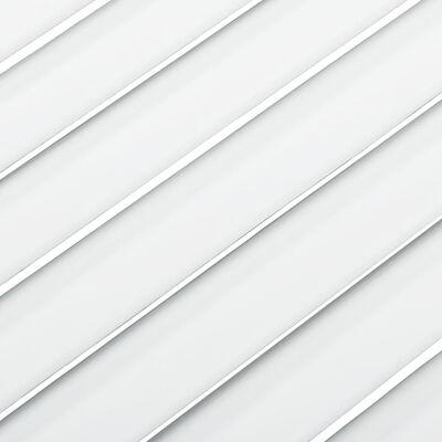 vidaXL Portes d'armoire à persiennes 2pcs blanc 61,5x39,4cm pin massif