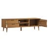 vidaXL Meuble TV MOLDE Marron 158x40x49 cm Bois de pin massif