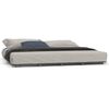 vidaXL Cadre de lit sans matelas gris 160x200 cm bois de pin massif