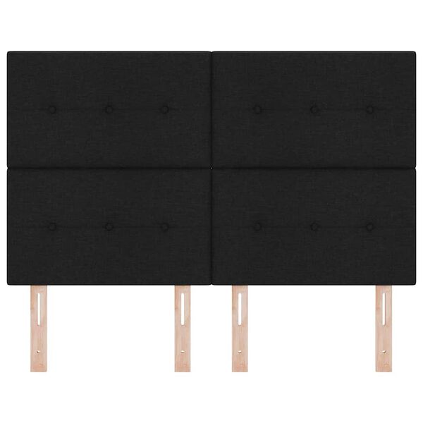 vidaXL T&ecirc;te de lit avec t&ecirc;te de lit Noir 160 cm Cuir synth&eacute;tique