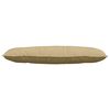 vidaXL Coussin de Dos Vert gris 120 x 50 cm Tissu en velours c&ocirc;tel&eacute;