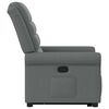vidaXL Fauteuil inclinable Gris fonc&eacute; Tissu