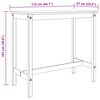 vidaXL Ensemble de bar 3 pcs Bois de pin massif