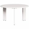 vidaXL Table basse 2 pcs Blanc Bois de pin massif