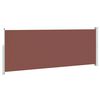 vidaXL Auvent lat&eacute;ral r&eacute;tractable de patio 180x500 cm Marron