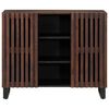 vidaXL Buffet marron 90x34x75 cm bois massif de manguier