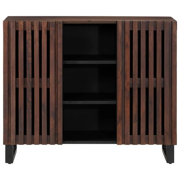 vidaXL Buffet marron 90x34x75 cm bois massif de manguier