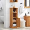 vidaXL Armoire de salle de bain avec porte VIGO Marron et Marron Miel