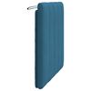 vidaXL Coussin de t&ecirc;te de lit Hanko bleu 90 cm velours
