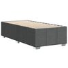 vidaXL Cadre de lit sans matelas gris fonc&eacute; 80x200 cm tissu