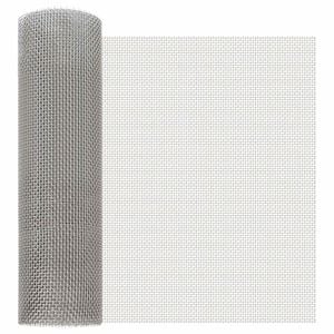 vidaXL &Eacute;cran en maille 40 x 1000 cm 6 Mesh Acier Inoxydable 201