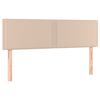 vidaXL Sommier &agrave; lattes de lit avec matelas Cappuccino 140x200 cm