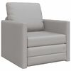 vidaXL Canap&eacute;-Lit 60cm Gris nuage tissu