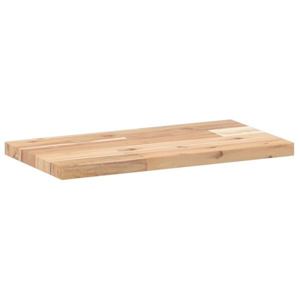 vidaXL &Eacute;tag&egrave;res flottantes 4 pcs 40x20x2 cm acacia massif non trait&eacute;