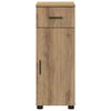 vidaXL Cabinet de salle de bain Ch&ecirc;ne artisanal 30 x 35 x 80 cm