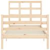 vidaXL Cadre de lit sans matelas bois massif