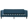vidaXL Lit de repos sans matelas bleu 90x200 cm velours