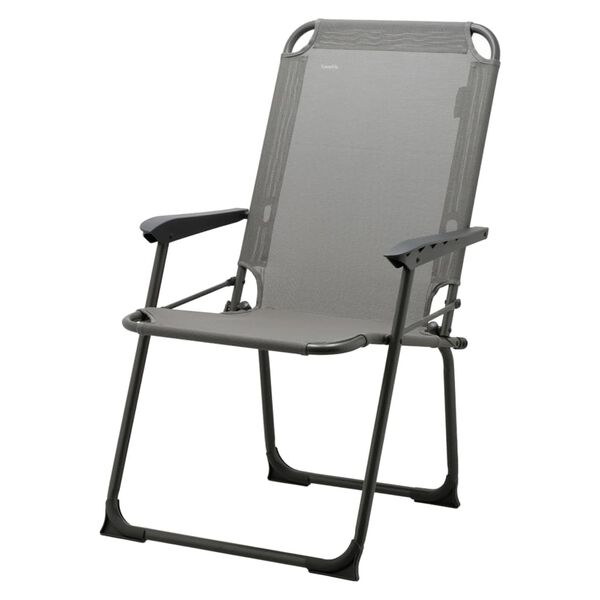 Travellife Chaise de camping compacte pliable San Marino Gris