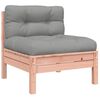 vidaXL Canap&eacute; de jardin sans accoudoirs coussins bois massif douglas