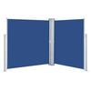vidaXL Auvent lat&eacute;ral r&eacute;tractable Bleu 160 x 600 cm
