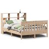 vidaXL Cadre de lit sans matelas 140x190 cm bois de pin massif