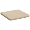 vidaXL Coussins de si&egrave;ge 4 pcs Cr&egrave;me 40 x 40 x 3 cm