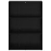 vidaXL &Eacute;tag&egrave;re Ch&ecirc;ne noir 60 x 30 x 76.5 cm Bois d'ing&eacute;nierie
