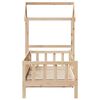 vidaXL Lit de jour avec toit sans matelas 90x190 cm bois massif