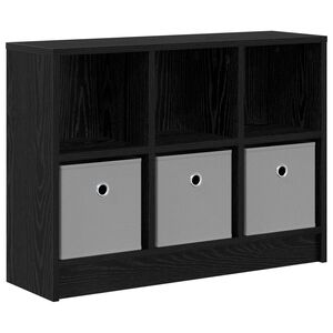 vidaXL Buffet Ch&ecirc;ne noir 73,5 x 22,5 x 53,5 cm