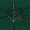 vidaXL Parasol de jardin à double tête vert 316x145 cm