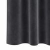 vidaXL Rideaux occultants 2 pcs Gris fonc&eacute; 140 x 245 cm Velours