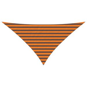 vidaXL Voile d'ombre Orange et marron 2,5 x 2,5 x 3,5 m