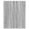 vidaXL Armoire suspendue avec stockage Gris Sonoma 80 x 31 x 100 cm