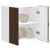 vidaXL Armoire murale de cuisine Kalmar ch&ecirc;ne marron bois d'ing&eacute;nierie