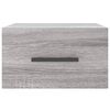 vidaXL Tables de chevet murales 2 pcs sonoma gris 35x35x20 cm