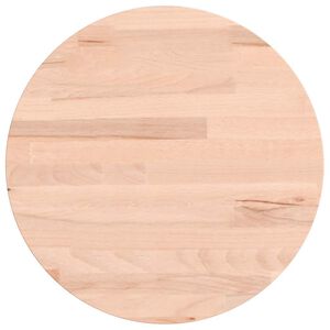 vidaXL Dessus de table &Oslash;30x1,5 cm rond bois massif de h&ecirc;tre