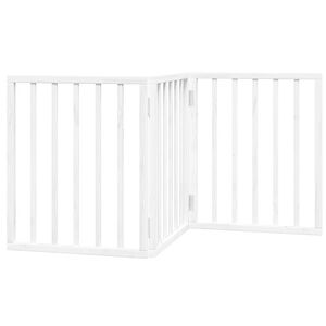 vidaXL Barri&egrave;re pour chien pliable 3 panneaux 150 cm bois de peuplier