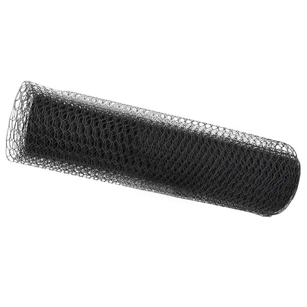 vidaXL Cl&ocirc;ture hexagonale Gris 0,8 x 10 m PVC